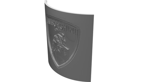 Litofania lamborghini lastra - litofania,