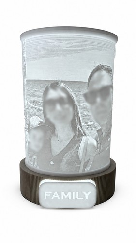Lampada personalizzata con - con, 2