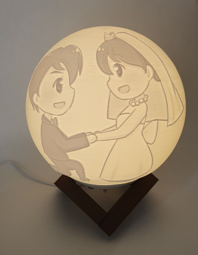 Lampada foto stampata 3d - foto,