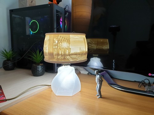 Lampada tavolo litofania di - lampada,