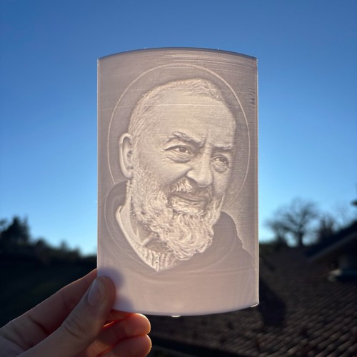 Padre pio litofania - pio,