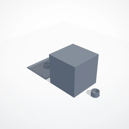 Cubo lampada portafoto