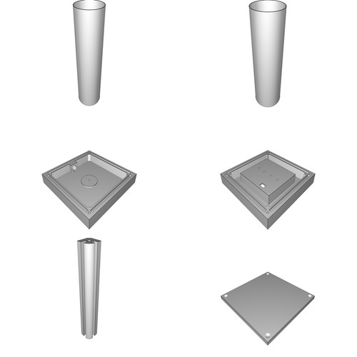 Scatola luce litofania display - scatola,