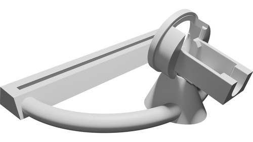 Supporto litofania porta - supporto, luce