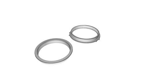 Anello filettato inserti led - anello,